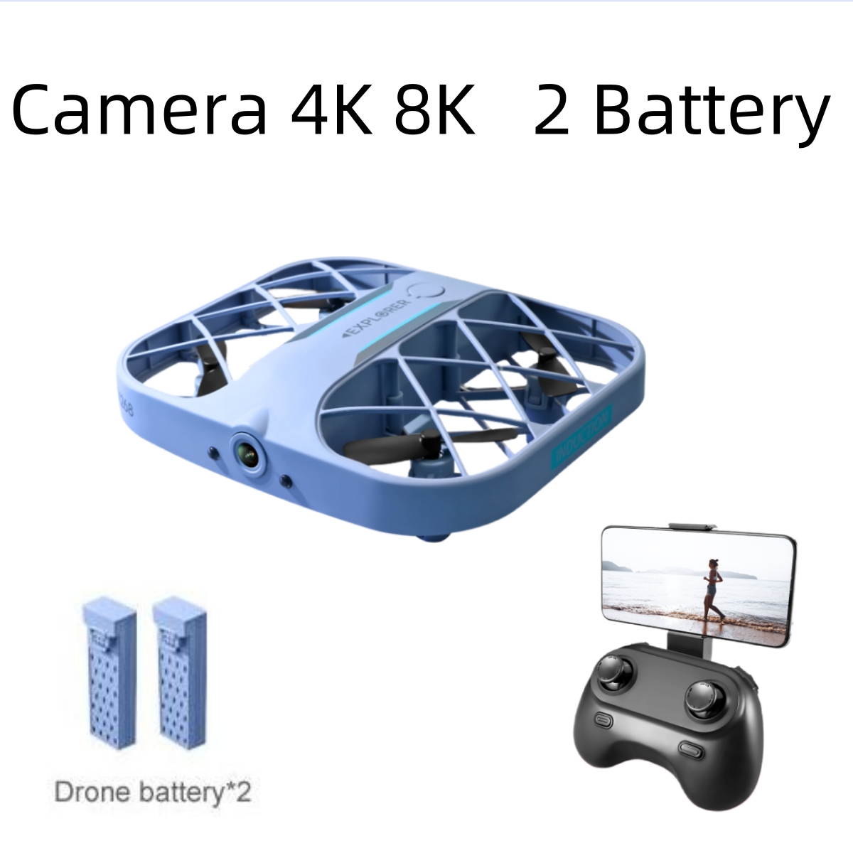 Drone Racing Camera - Drone RC JJRC H107 FPV con
