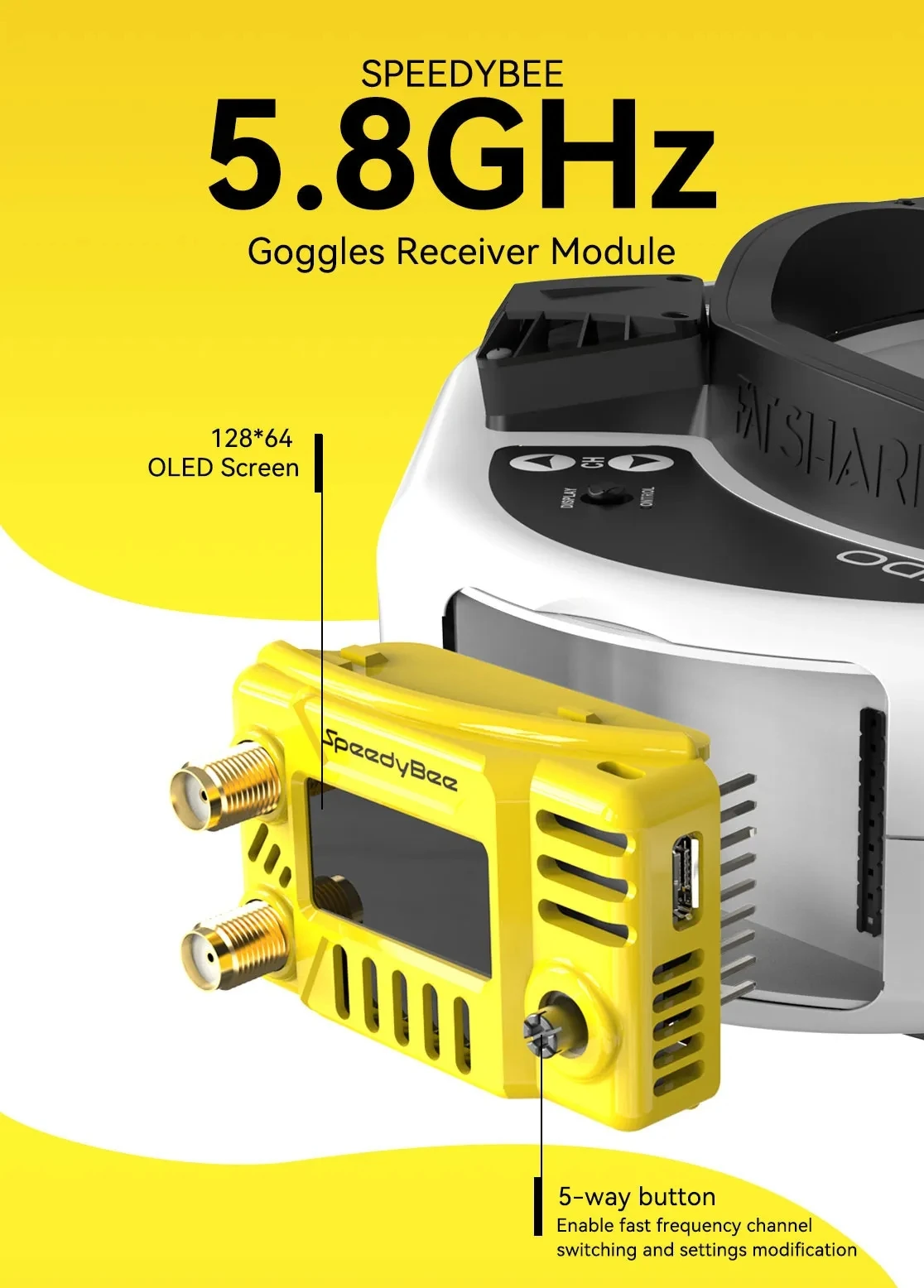 Modulo Occhiali FPV SpeedyBee  - Drone Racing Gate recensione e prezzo